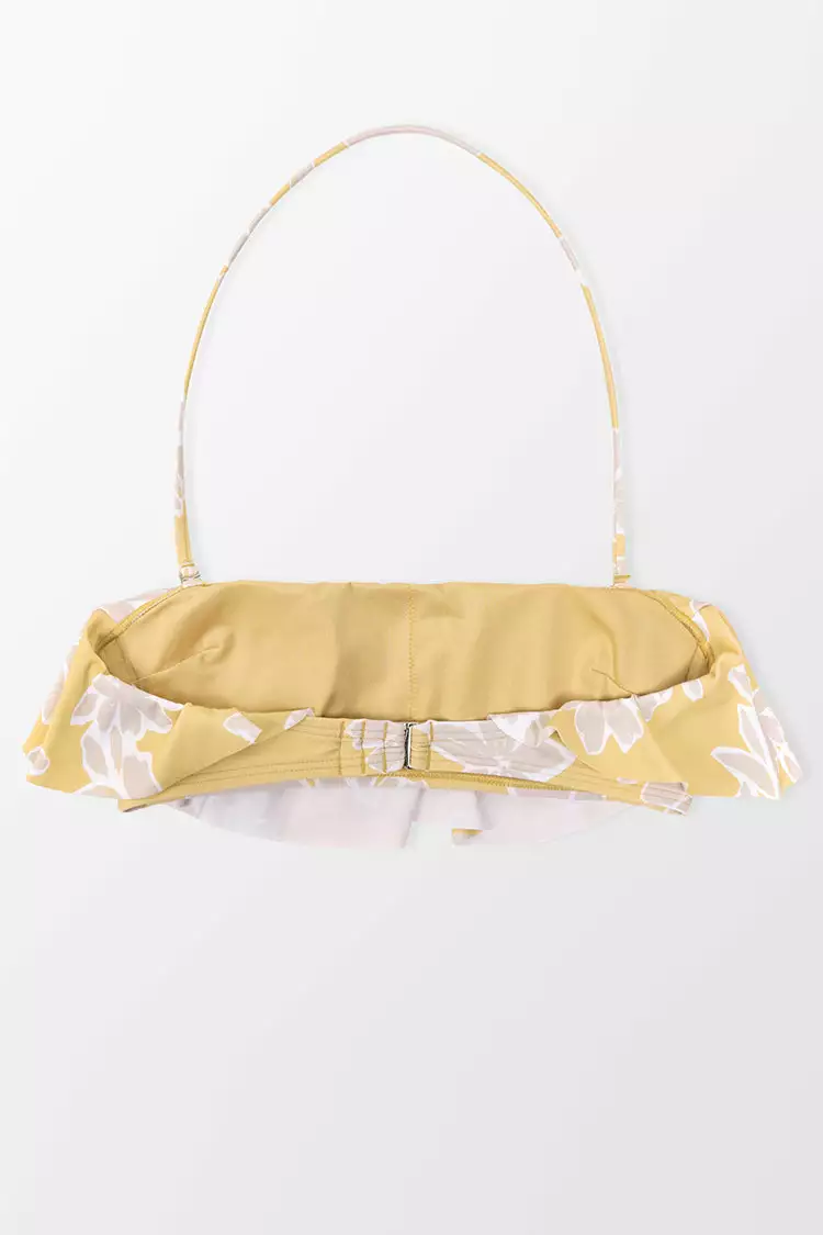 Cupshe Delicate Expressions Flounce Bandeau 4 Cupshe Delicate Expressions Flounce Bandeau - Image 4