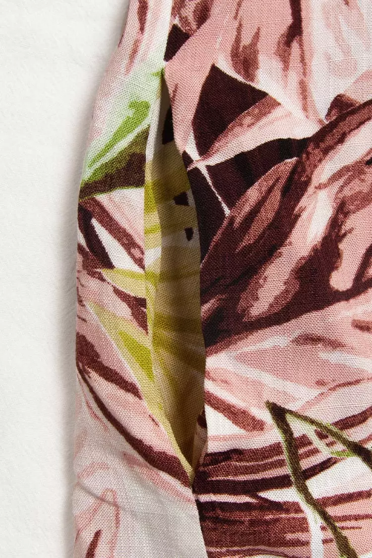 Cupshe Brionna Tropical Button-up Shirt Dress 4 Cupshe Brionna Tropical Button-up Shirt Dress - Image 4