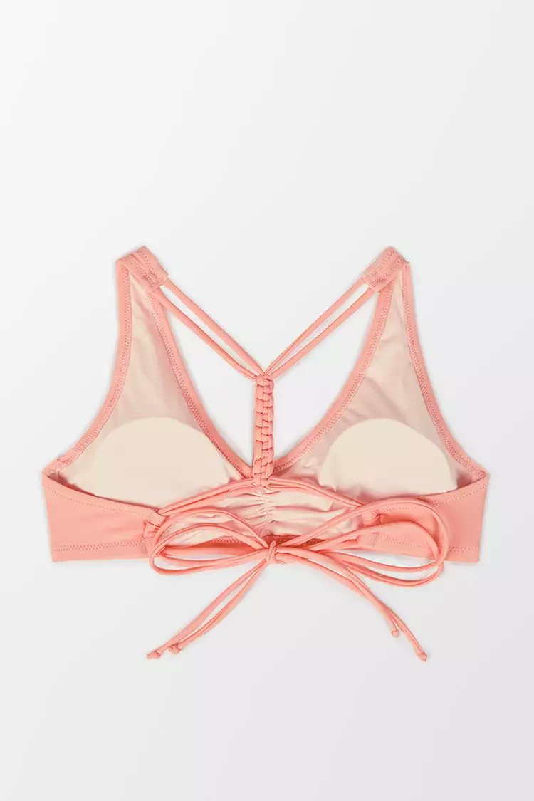 Cupshe Dayana Ruched Front Tie Back Bikini Top 4 Cupshe Dayana Ruched Front Tie Back Bikini Top - Image 4