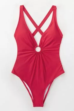 Cupshe Red O-Ring One-Piece Swimsuit 9 Cupshe Red O-Ring One-Piece Swimsuit -Deals Cupshe Store 4 37bc49b9 f415 40f4 85fa 80cd26d35a60
