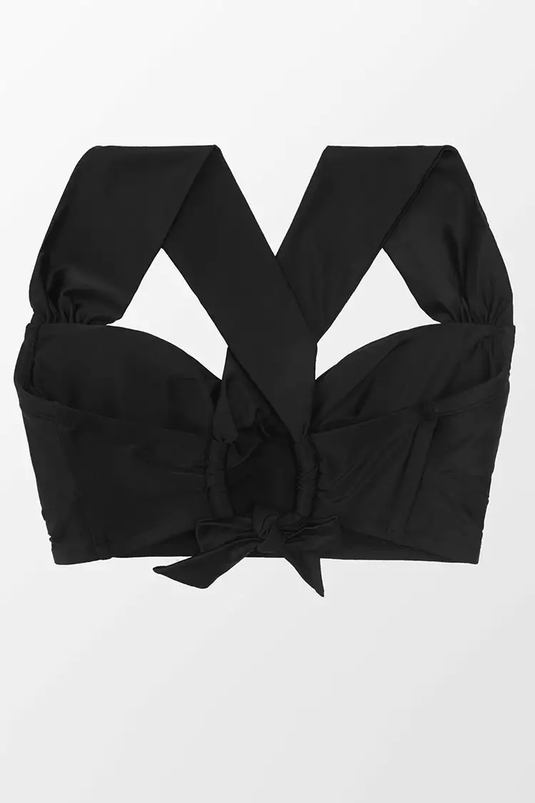 Cupshe Charmed Romance Twist Front Plus Size Midkini 4 Cupshe Charmed Romance Twist Front Plus Size Midkini - Image 4