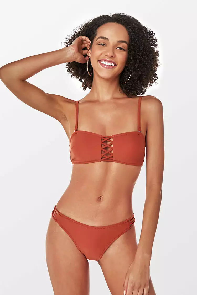 Cupshe Strappy Bandeau Bikini 4 Cupshe Strappy Bandeau Bikini - Image 4