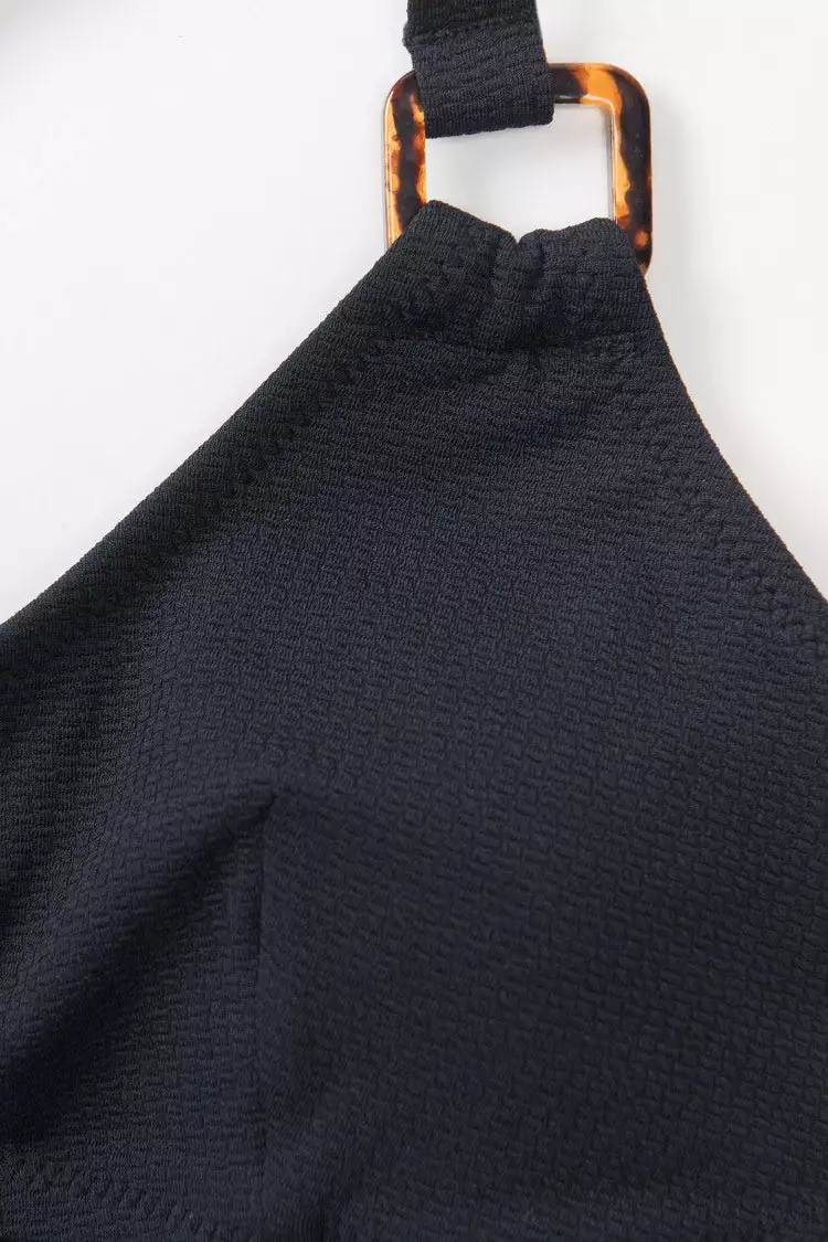 Cupshe Penny Black Tank Low Waisted Bikini 4 Cupshe Penny Black Tank Low Waisted Bikini - Image 4