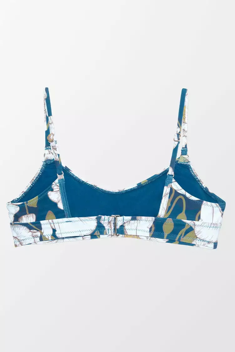 Cupshe Tayler Floral Back Hook Bikini Top 4 Cupshe Tayler Floral Back Hook Bikini Top - Image 4