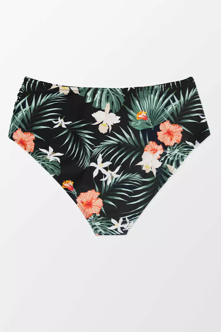 Cupshe Diamond Floral Plus Size Bikini Bottom 4 Cupshe Diamond Floral Plus Size Bikini Bottom - Image 4