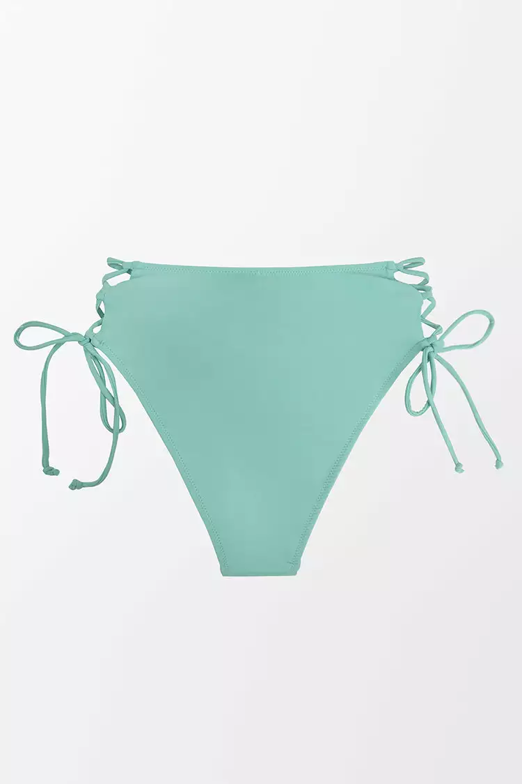 Cupshe Fiona Green Lace-up Bikini Bottom 4 Cupshe Fiona Green Lace-up Bikini Bottom - Image 4