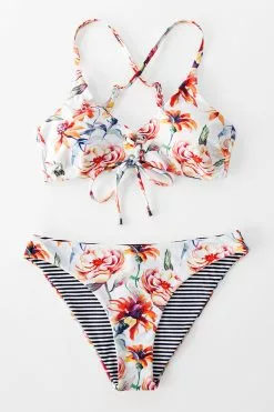 Cupshe Floral And Striped Reversible Bikini 9 Cupshe Floral And Striped Reversible Bikini -Deals Cupshe Store 4 6ad55af4 730f 4b3b a267 2240848ebf89