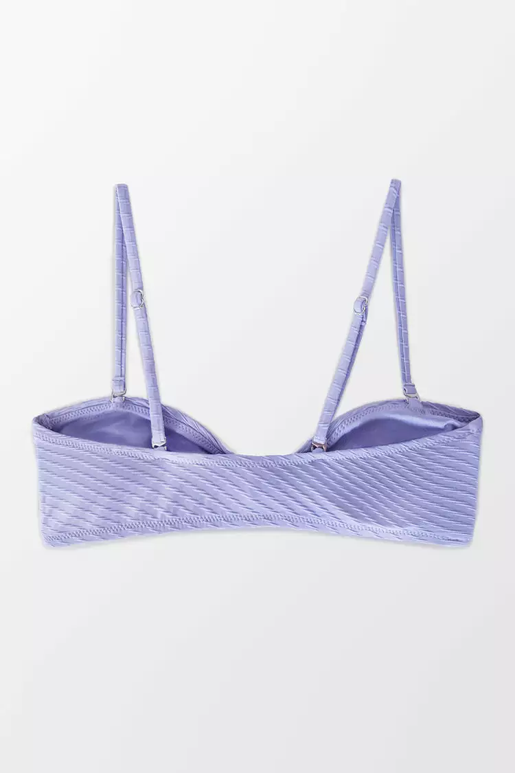 Cupshe Juniper Textured Knot Bikini Top 4 Cupshe Juniper Textured Knot Bikini Top - Image 4