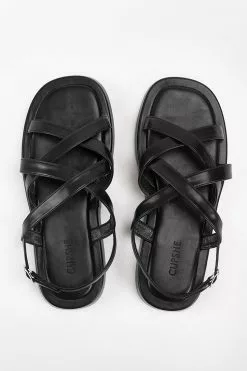 Cupshe Vineyards Black Crisscross Strap Ankle Buckle Sandals -Deals Cupshe Store 4 75276f40 8882 4536 a4de 57899e8b1249