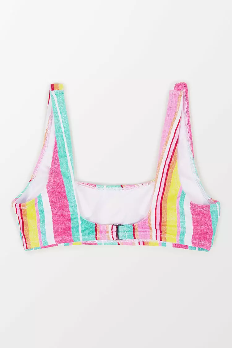 Cupshe Soleil Stripe Bralette Bikini Top 4 Cupshe Soleil Stripe Bralette Bikini Top - Image 4
