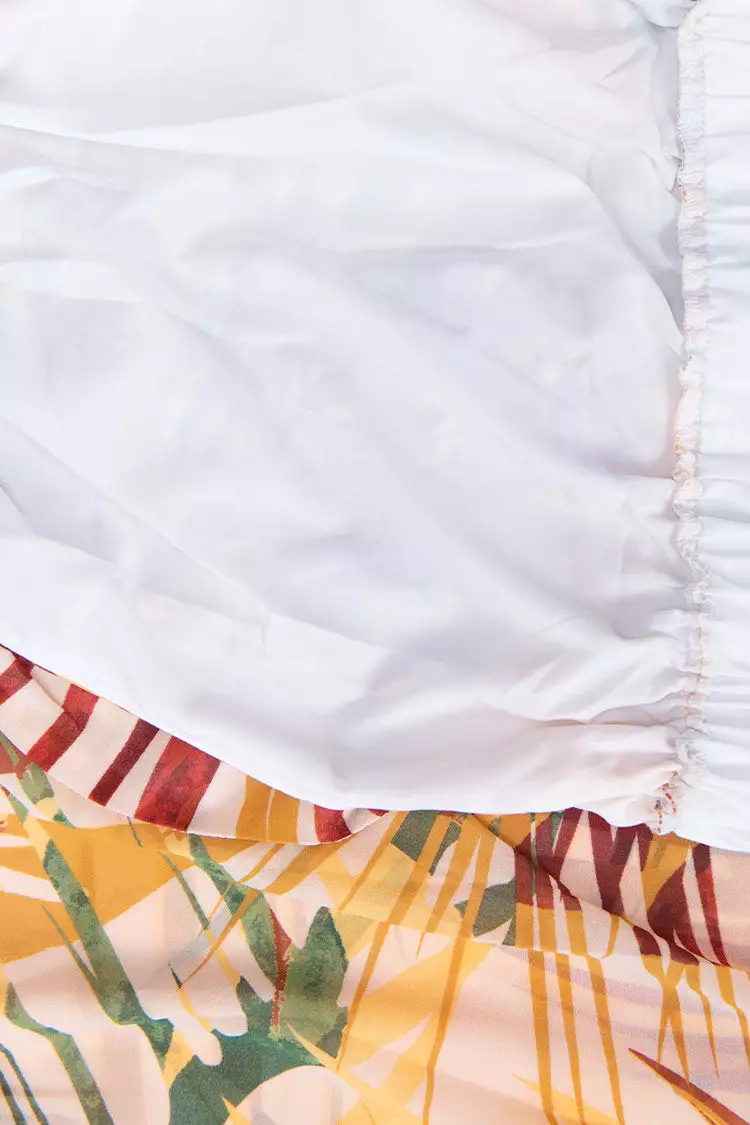 Cupshe Annabella Yellow Tropical Plants Dress 6 Cupshe Annabella Yellow Tropical Plants Dress - Image 6