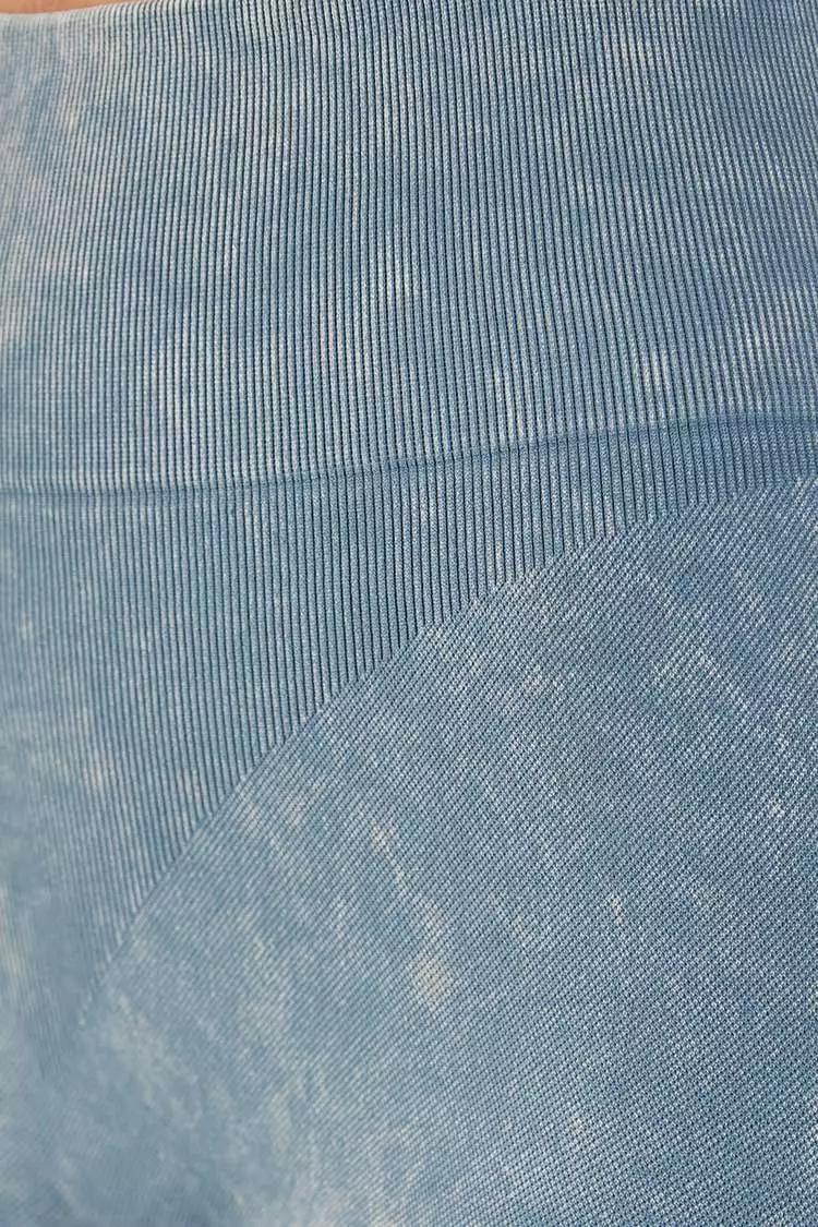 Cupshe Perfectly Blue High Waisted Leggings 4 Cupshe Perfectly Blue High Waisted Leggings - Image 4