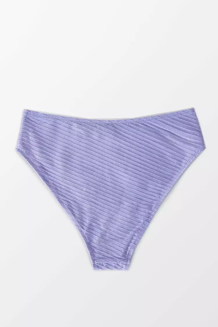 Cupshe Juniper Textured High Waisted Bikini Bottom 4 Cupshe Juniper Textured High Waisted Bikini Bottom - Image 4