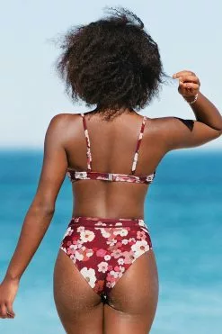 Cupshe Paige Floral Mid Waisted Bikini Bottom -Deals Cupshe Store 4 8d7e443a d04f 47ba 9120 6e1ccbf284aa