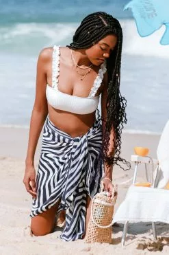 Cupshe Adaline Zebra Striped Front Tie Sarong -Deals Cupshe Store 4 9e9ef258 73cf 48a4 b1aa 91532602b703