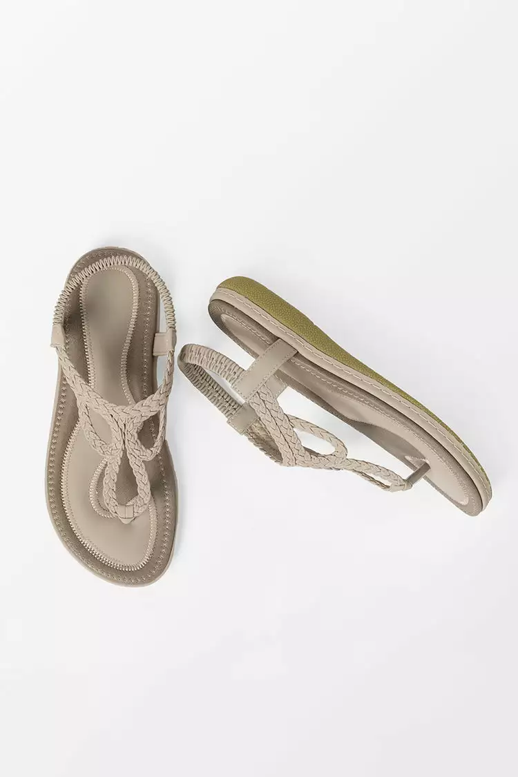 Cupshe Baja Open Toe Flat Sandals 4 Cupshe Baja Open Toe Flat Sandals - Image 4