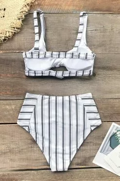 Cupshe Navy and White Vertical Stripe High Waisted Bikini 7 Cupshe Navy and White Vertical Stripe High Waisted Bikini -Deals Cupshe Store 4 a049dc33 39fa 4fed 846a 18697350232a