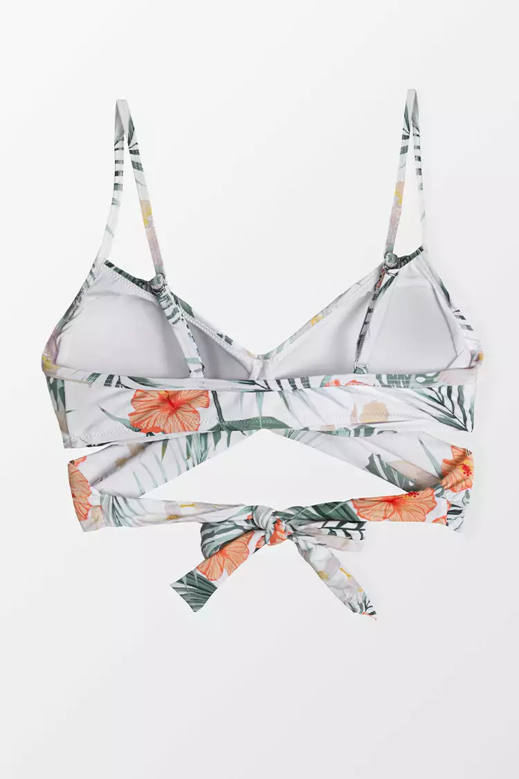 Cupshe Myra Floral Tie Back Bikini Top 4 Cupshe Myra Floral Tie Back Bikini Top - Image 4