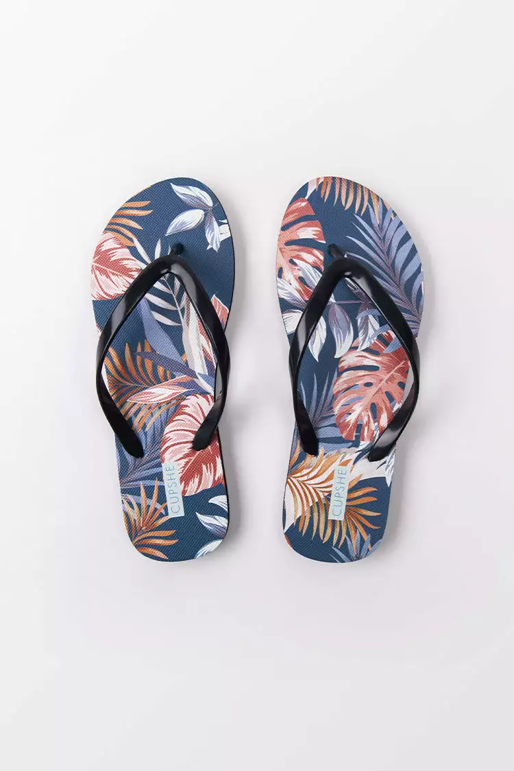 Cupshe Getaway Tropical Flip Flops 4 Cupshe Getaway Tropical Flip Flops - Image 4