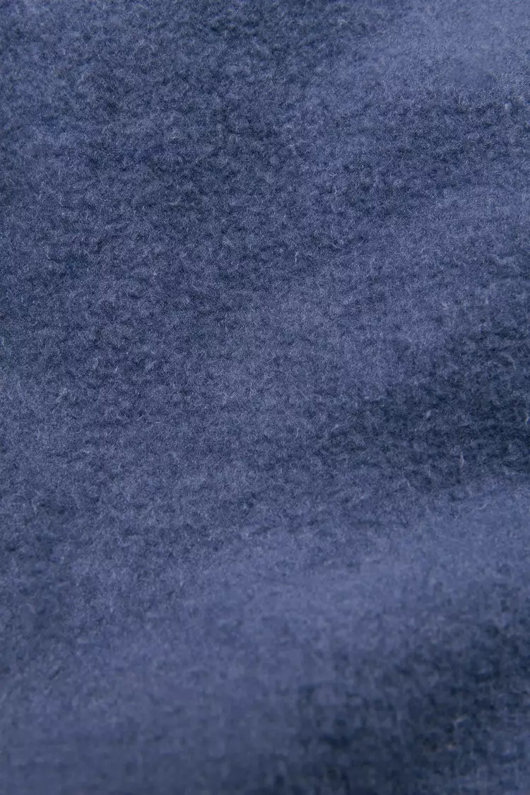 Cupshe Martina Button-Collar Cropped Navy Sweatshirt 4 Cupshe Martina Button-Collar Cropped Navy Sweatshirt - Image 4