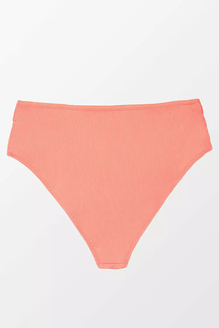 Cupshe Janet O-ring Belt High Waisted Plus Size Bikini Bottom 4 Cupshe Janet O-ring Belt High Waisted Plus Size Bikini Bottom - Image 4