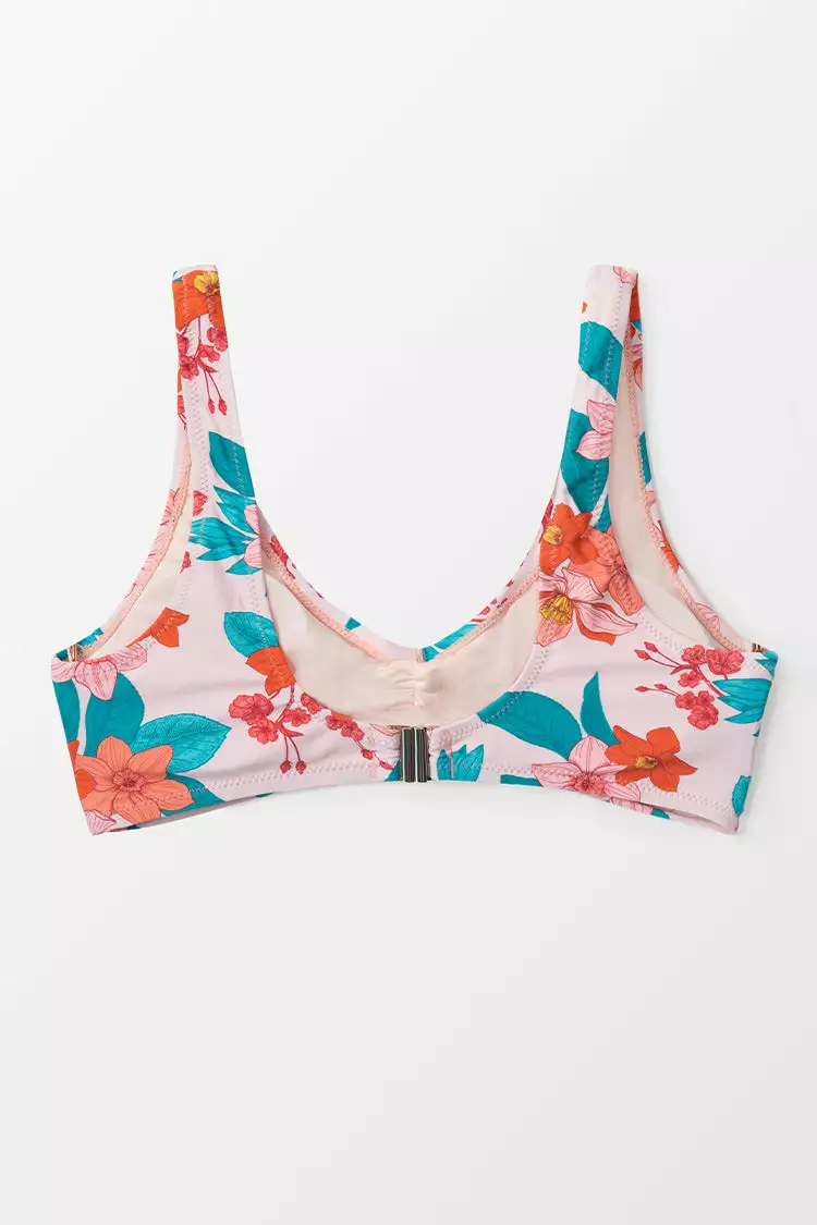 Cupshe Emerie Floral Twist Bikini Top 4 Cupshe Emerie Floral Twist Bikini Top - Image 4