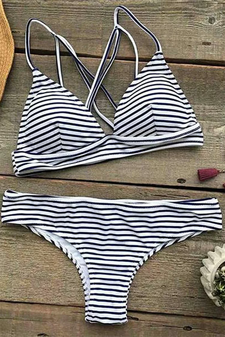Cupshe Hit Summer Stripe Bikini Set 4 Cupshe Hit Summer Stripe Bikini Set - Image 4