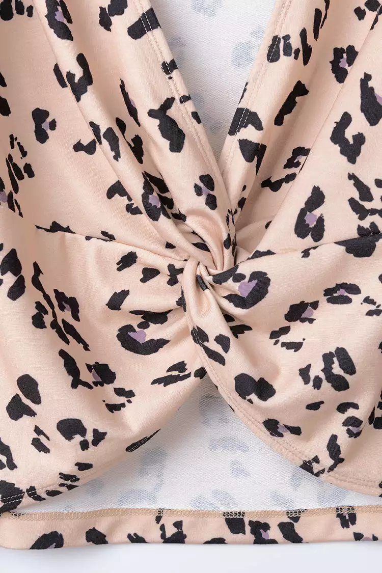 Cupshe Urban Jungle Leopard Drop Shoulder Sweatshirt 4 Cupshe Urban Jungle Leopard Drop Shoulder Sweatshirt - Image 4