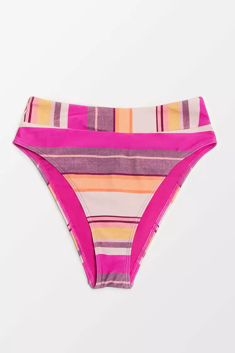 Cupshe Nikita Striped Hipster Bikini Bottom 4 Cupshe Nikita Striped Hipster Bikini Bottom - Image 4