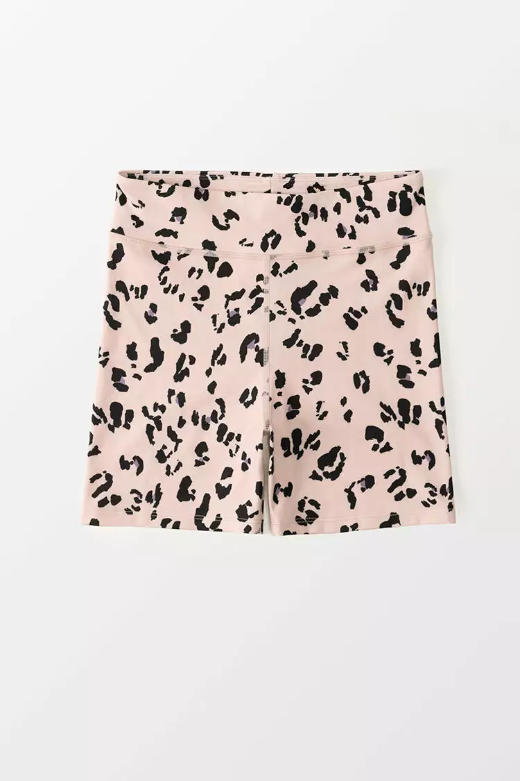 Cupshe Urban Jungle Leopard Print Bike Shorts 2 Cupshe Urban Jungle Leopard Print Bike Shorts - Image 2