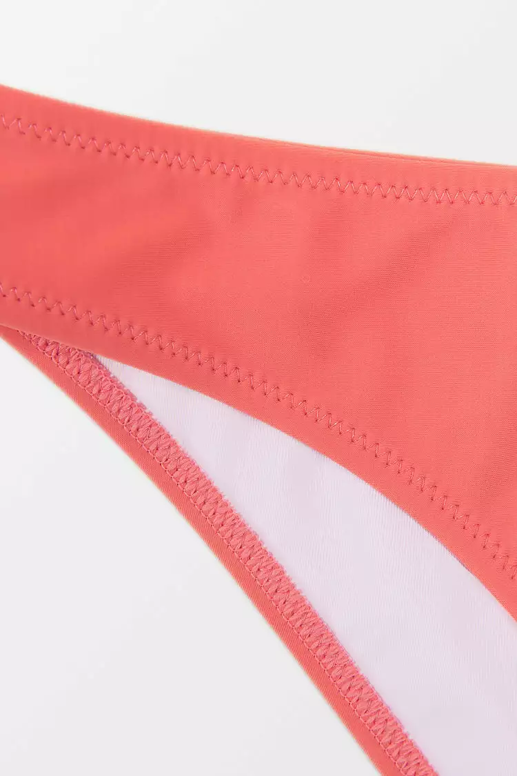 Cupshe Briella Triangle Striped and Peachy Crisscross Bikini 6 Cupshe Briella Triangle Striped and Peachy Crisscross Bikini - Image 6