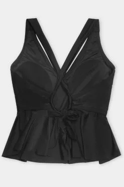 Cupshe Charmed Romance Cropped Peplum Plus Size Tankini Top -Deals Cupshe Store 4 f017b093 ce92 4250 ad36 7461562b5fd3