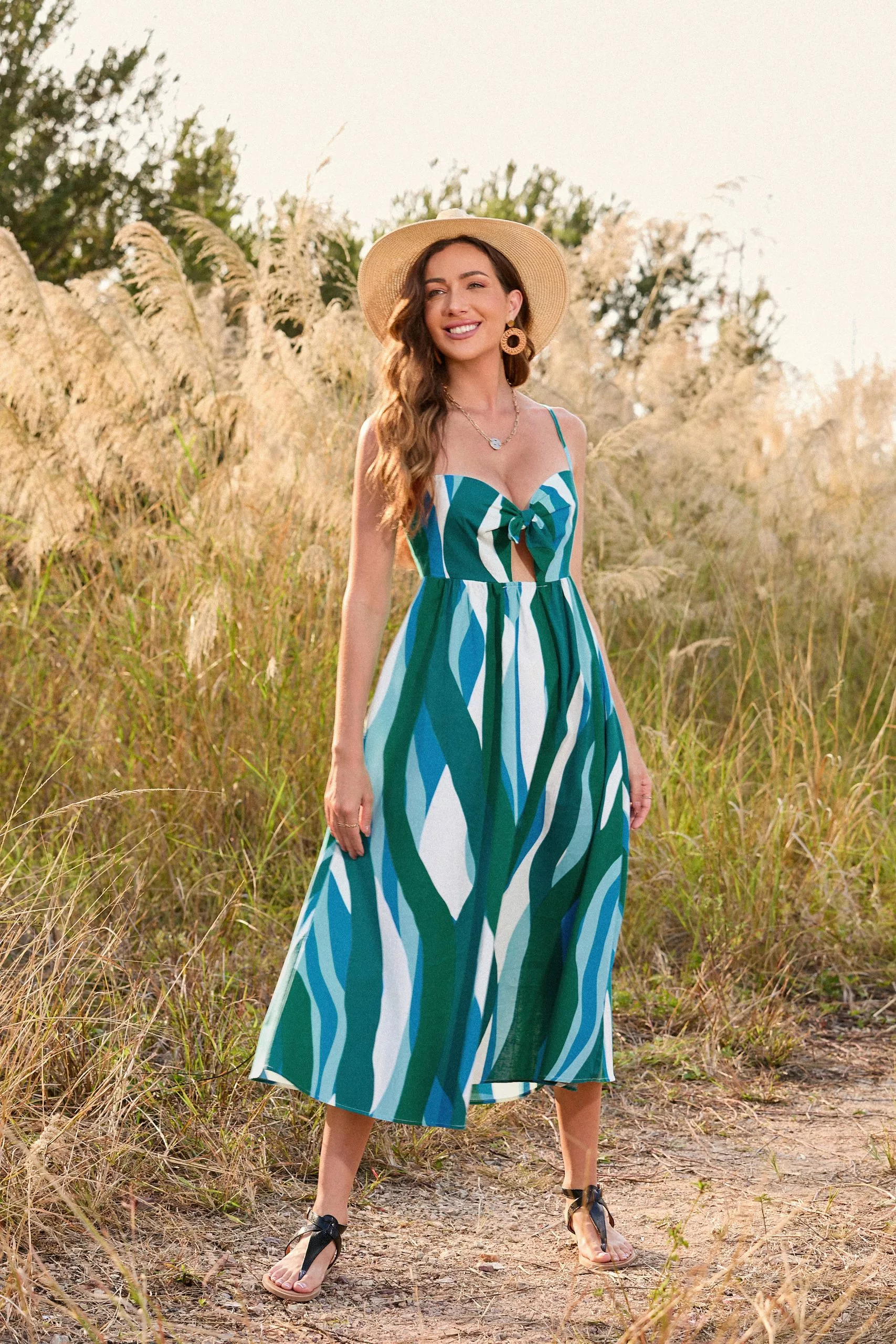 Cupshe Onyx Bunny Tie Slip Dress 1 Cupshe Onyx Bunny Tie Slip Dress