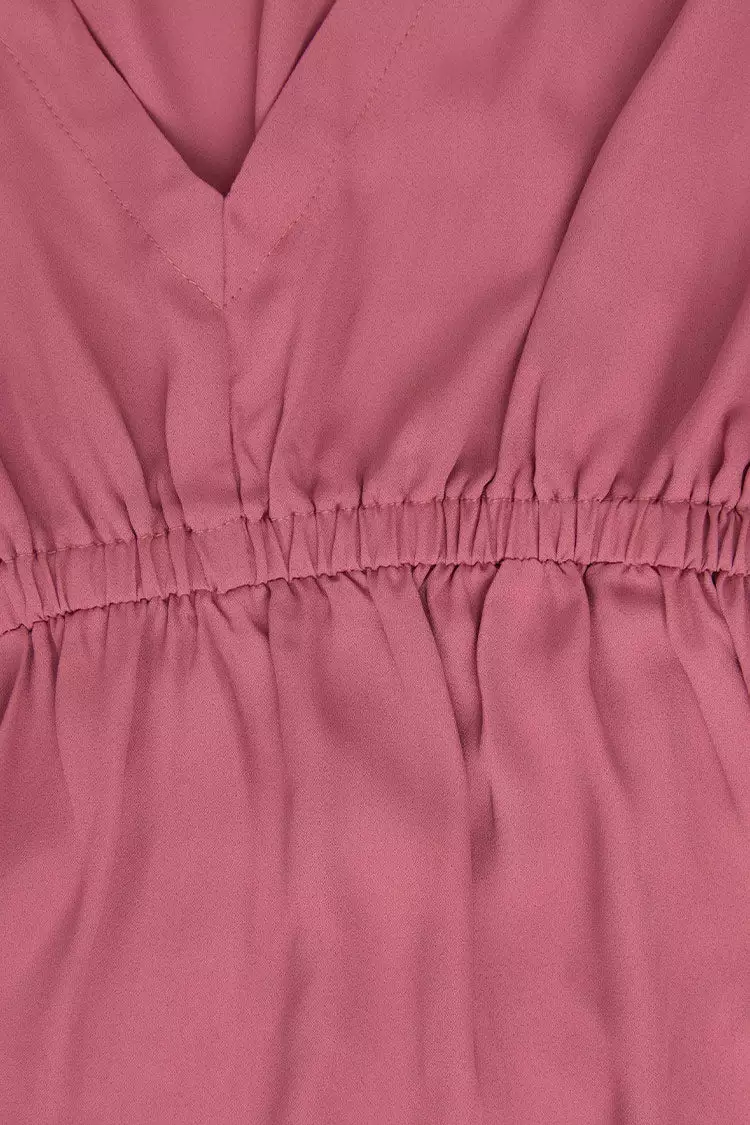 Cupshe Imogen Plunge Elastic Waisted Cover Up 5 Cupshe Imogen Plunge Elastic Waisted Cover Up - Image 5