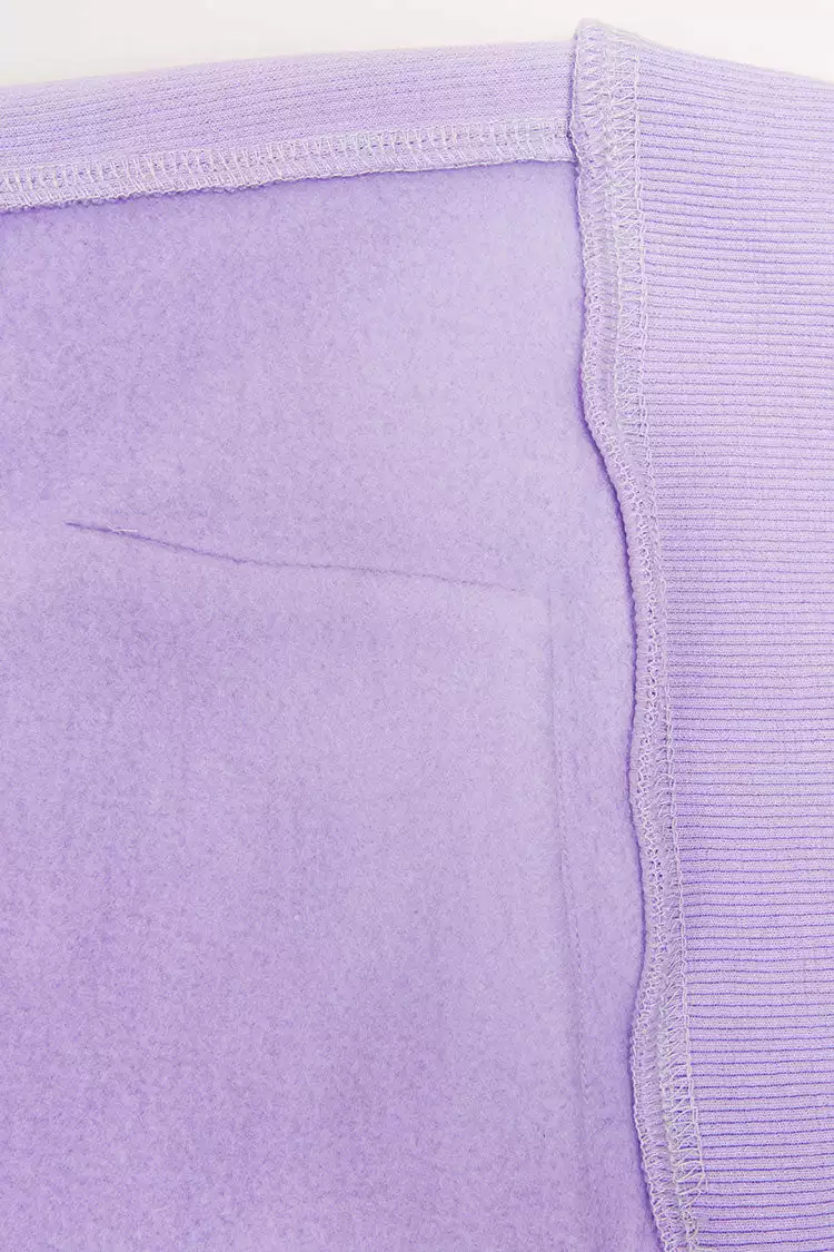 Cupshe Angel Wing Purple Oversized Hoodie 5 Cupshe Angel Wing Purple Oversized Hoodie - Image 5