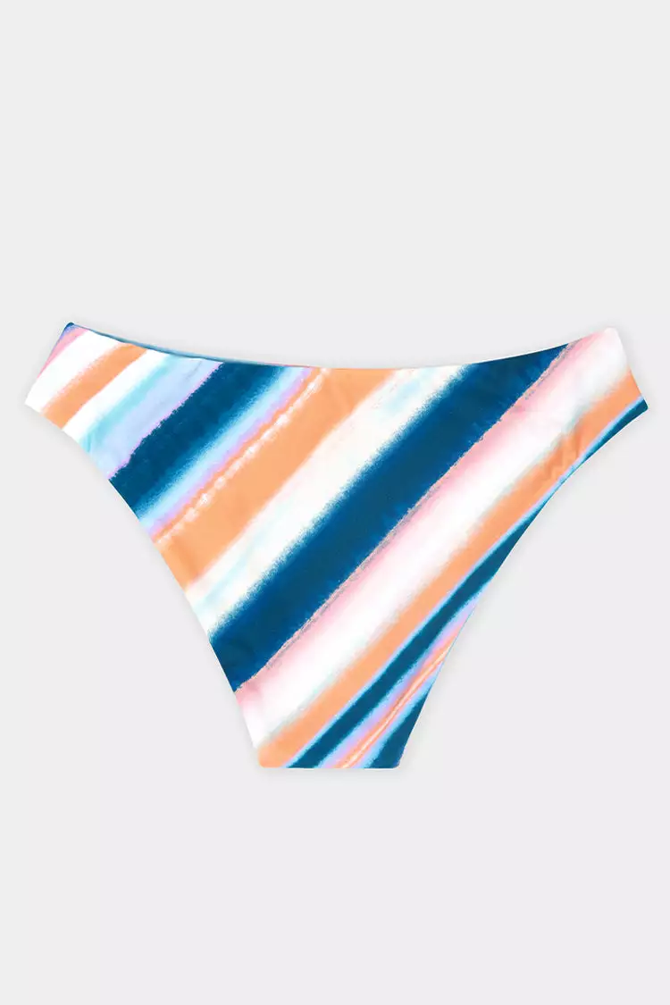 Cupshe Waterfront Stripe Reversible Standard Rise Hipster Bikini Bottom 5 Cupshe Waterfront Stripe Reversible Standard Rise Hipster Bikini Bottom - Image 5