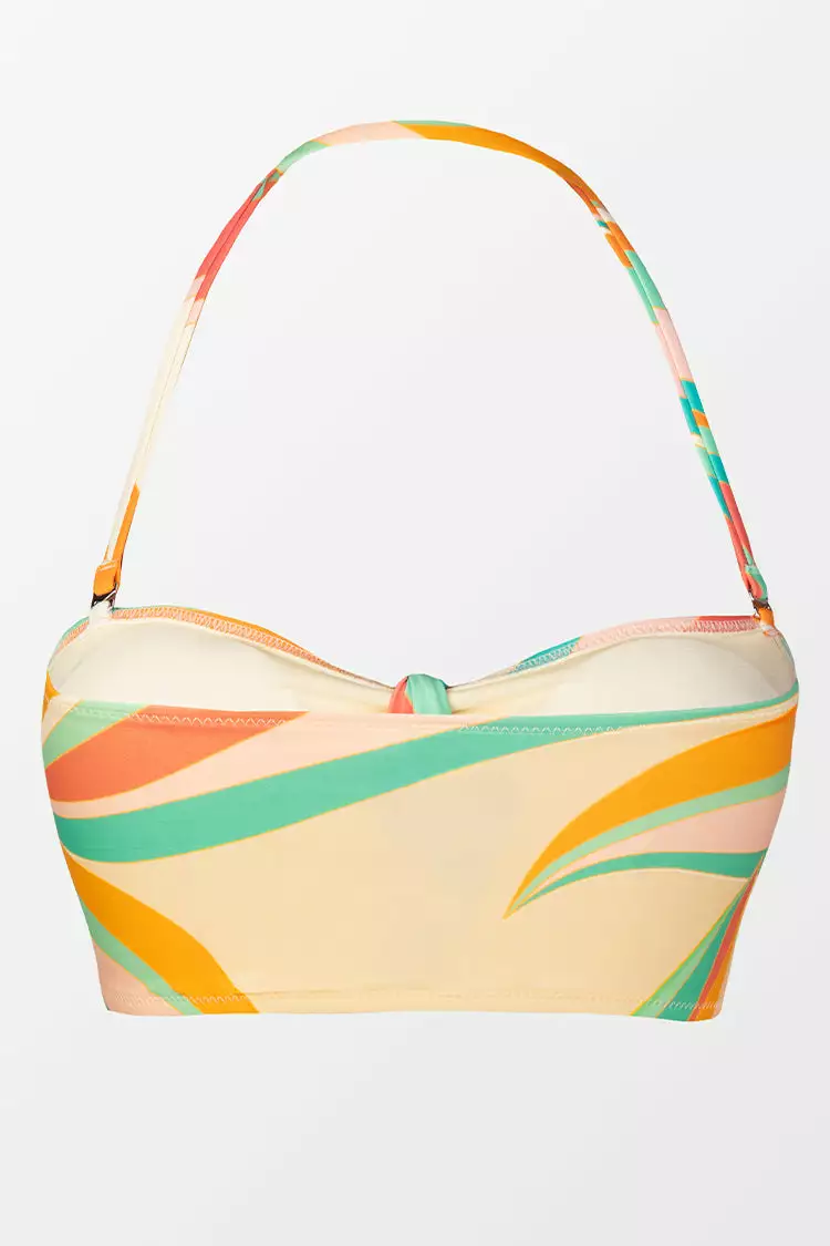 Cupshe Dancing Ribbon Removable Strap Bandeau Cropped Tankini Top 5 Cupshe Dancing Ribbon Removable Strap Bandeau Cropped Tankini Top - Image 5