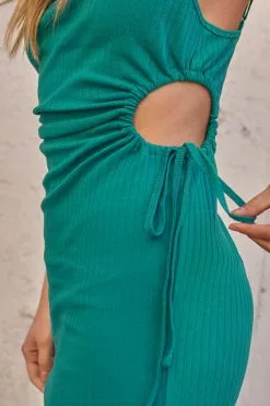 Cupshe Salem Drawstring Cut-out Waist Slip Dress -Deals Cupshe Store 5 4 fb77ee1b e91e 4b8b af72 63a1ca76c7ce