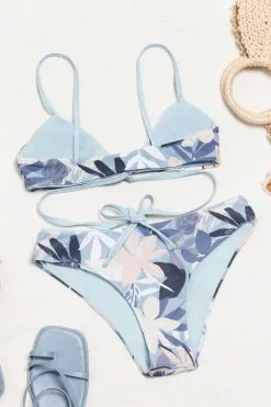 Cupshe Kirstin Tropical Cross Wrap Reversible Bikini -Deals Cupshe Store 5 5