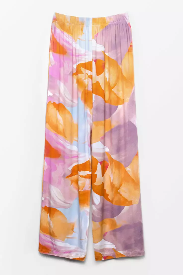 Cupshe Desert Bloom Elastic Waisted Sweatpants 3 Cupshe Desert Bloom Elastic Waisted Sweatpants - Image 3