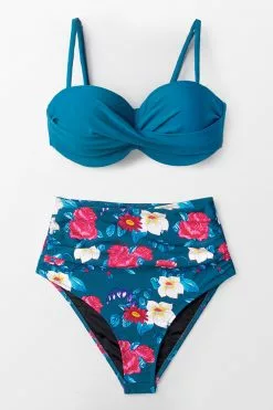 CUPSHE Sapphire Blue Floral Bikini 8 CUPSHE Sapphire Blue Floral Bikini -Deals Cupshe Store 5 67268088 6c72 49cd afd2 3cdecb607253