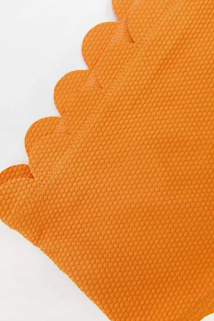 Cupshe Mayra Scalloped High Waisted Plus Size Bikini Bottom 5 Cupshe Mayra Scalloped High Waisted Plus Size Bikini Bottom - Image 5