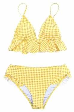 Cupshe Yellow Gingham Ruffle Bikini 10 Cupshe Yellow Gingham Ruffle Bikini -Deals Cupshe Store 5 cb4a7dad 6203 4f3b 814c a812508a512e