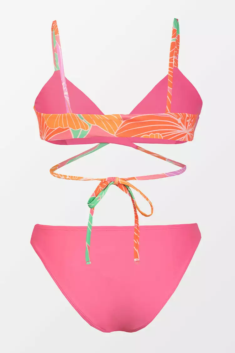 Cupshe Floral Impressions Reversible Triangle and Hipster Bikini Set 5 Cupshe Floral Impressions Reversible Triangle and Hipster Bikini Set - Image 5