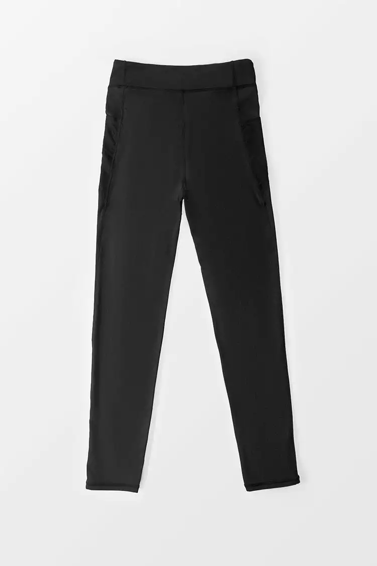 Cupshe Skyline Black Leggings 3 Cupshe Skyline Black Leggings - Image 3