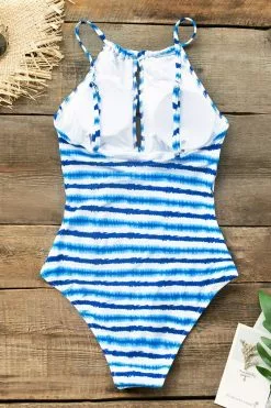 Cupshe Blue Watercolor Stripe One Piece Swimsuit 11 Cupshe Blue Watercolor Stripe One Piece Swimsuit -Deals Cupshe Store 6 c38c4f3d 6864 457b b945 7eb6dbfeeb4c