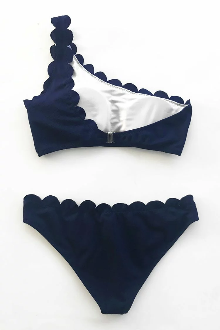 Cupshe Miss The Past One Shoulder Bikini Set 6 Cupshe Miss The Past One Shoulder Bikini Set - Image 6