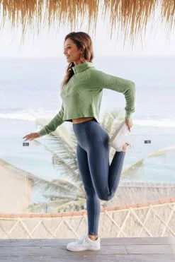 Cupshe Fresh Sage Zipper Front High Neck Crop Sweatshirt 11 Cupshe Fresh Sage Zipper Front High Neck Crop Sweatshirt -Deals Cupshe Store 6 f801e6bc 704b 4bc3 badc 9b0157fb1315