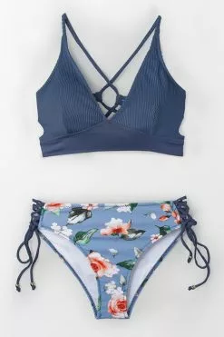 Cupshe Blue And Floral Lace-Up Bikini 11 Cupshe Blue And Floral Lace-Up Bikini -Deals Cupshe Store 6 fd54352b 281b 4aa8 b8c8 a32d724959af