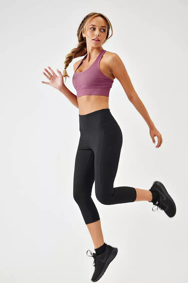 Cupshe Irina Black High Waist Leggings 1 Cupshe Irina Black High Waist Leggings